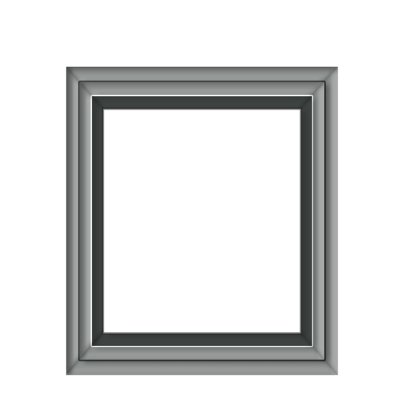 写实风长方形相框纹理黑白灰