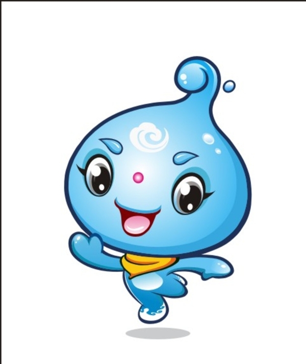 水滴宝宝卡通标志图片