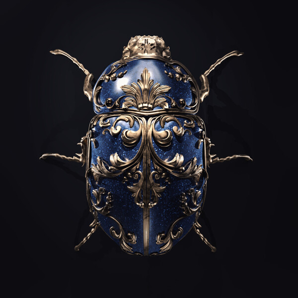 金属甲虫