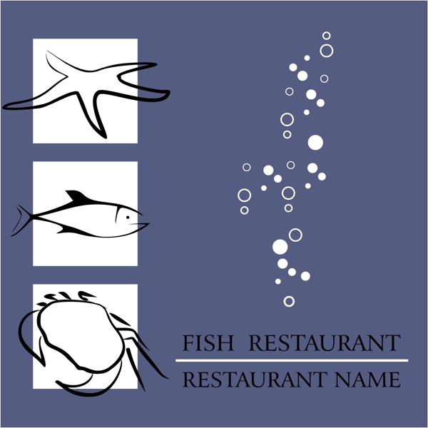 鱼餐厅菜单图片