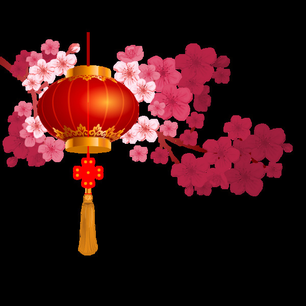 中国风花式灯笼图案