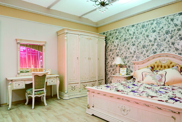 时尚感欧式卧室效果图