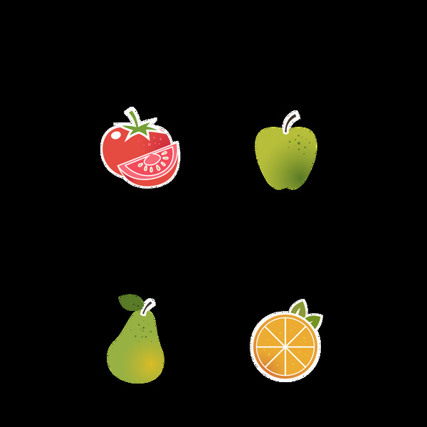 各种水果免抠png透明图层素材
