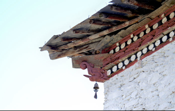 丹巴嘉绒藏族民居的屋檐