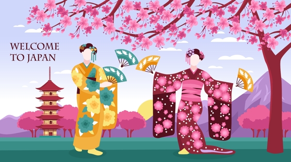 樱花日式服装