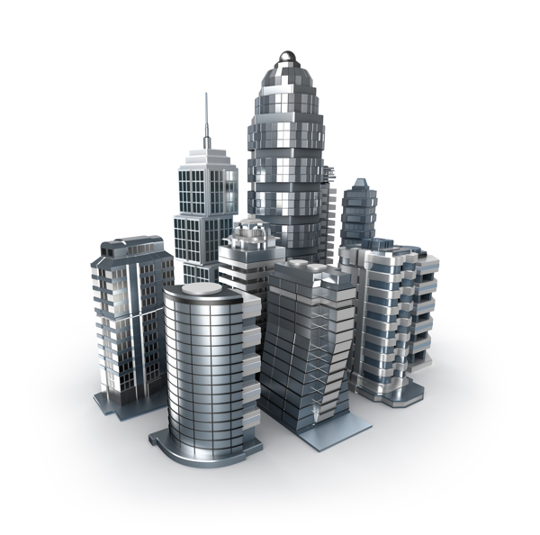 城市建筑模型图片
