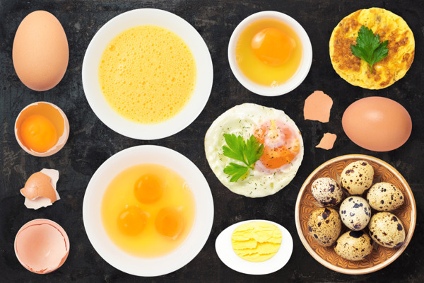 高清实拍鸡蛋鹧鸪蛋高清素材