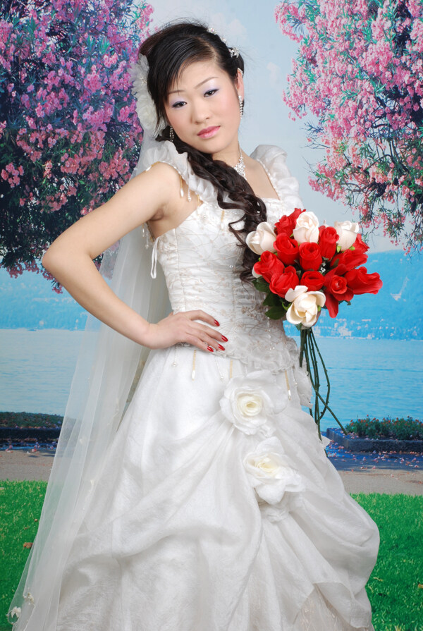 婚纱礼服新娘图片