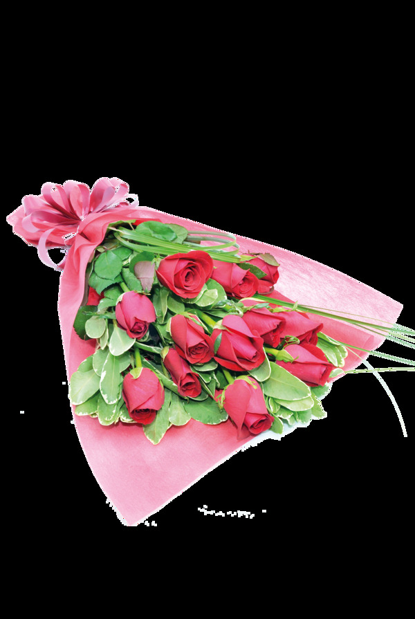 包装玫瑰花素材图片