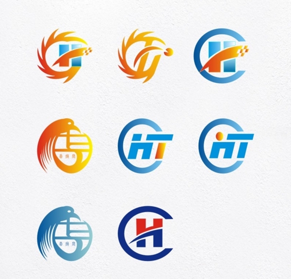 CHT字母公司标志设计