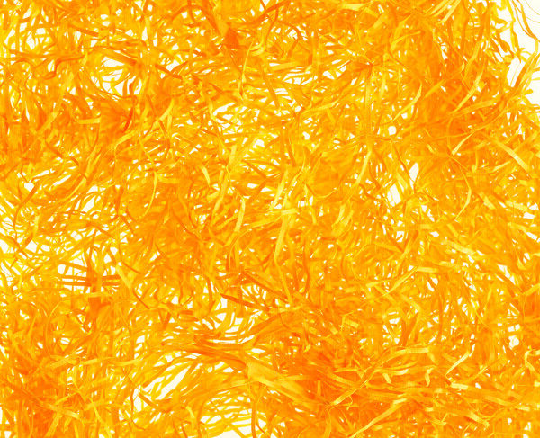 橙色纸碎条