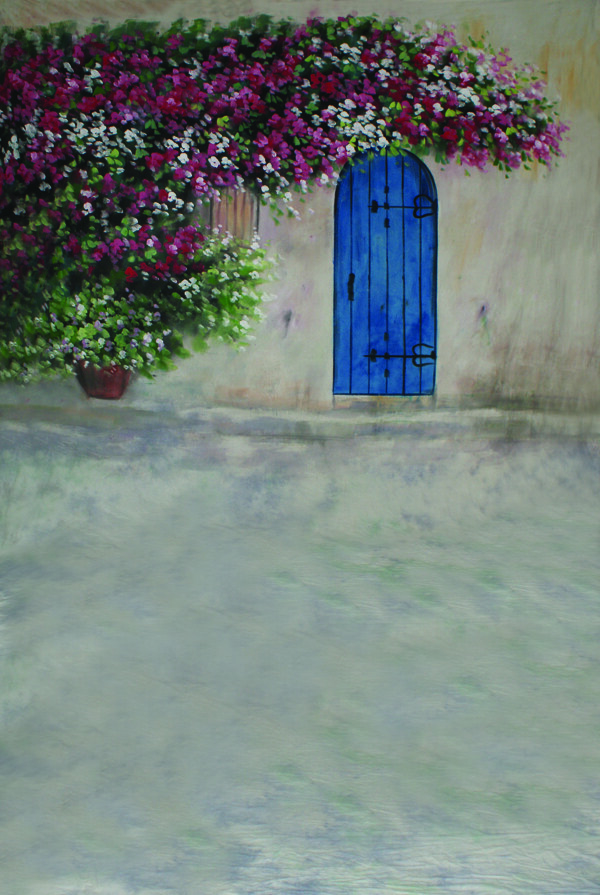 蓝色的门和蔷薇