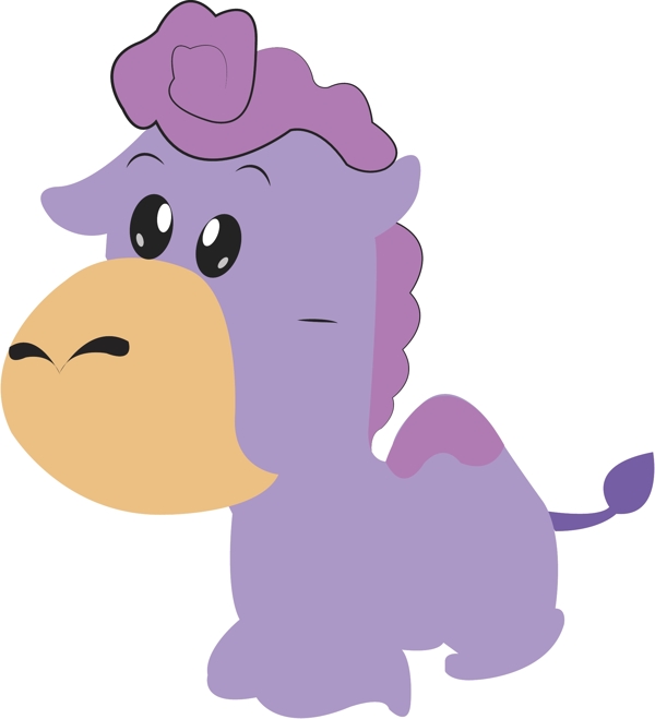 小骆驼紫色骆驼