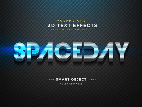 3D效果立体字
