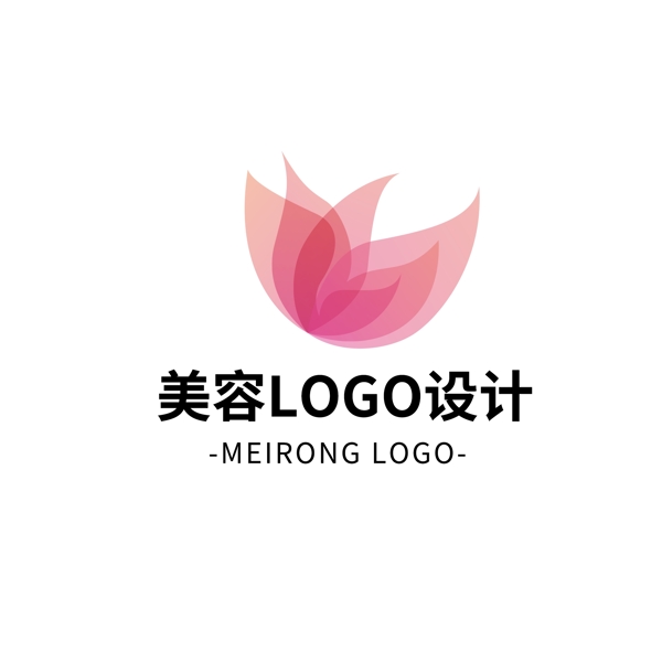 原创简约大气美容美发logo设计