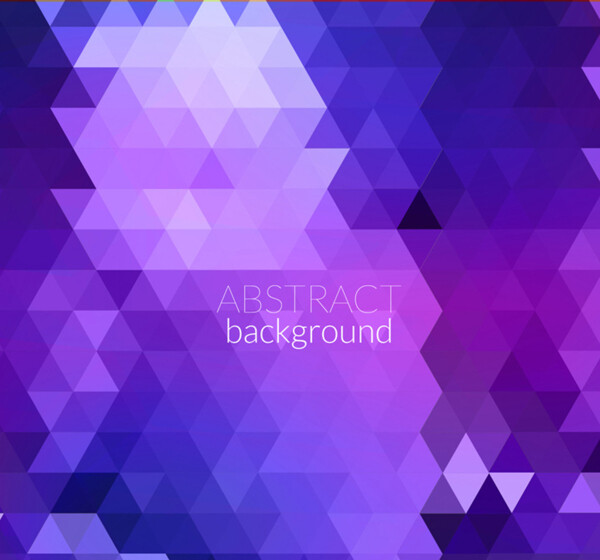 紫色系三角背景矢量素材图片