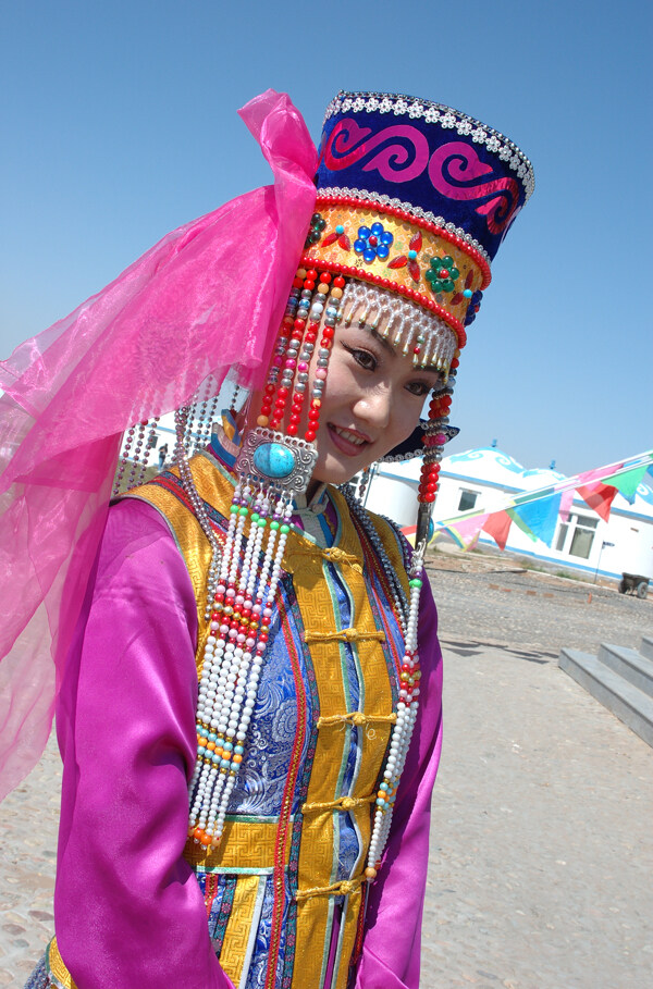 蒙古族美女图片