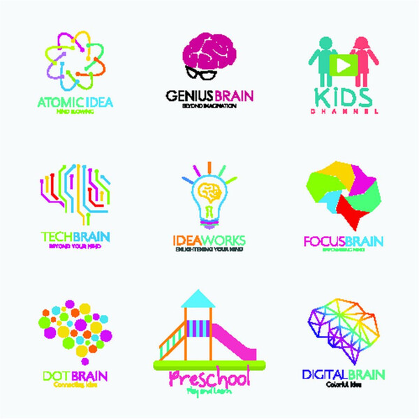 彩色图形logo图片