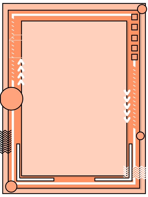 原创孟菲斯珊瑚调文艺背景