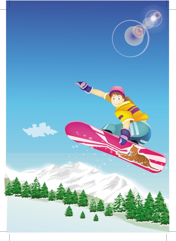 单板滑雪小子