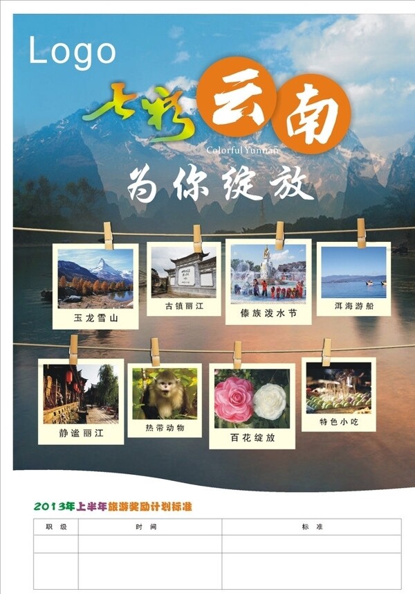 云南旅游海报图片