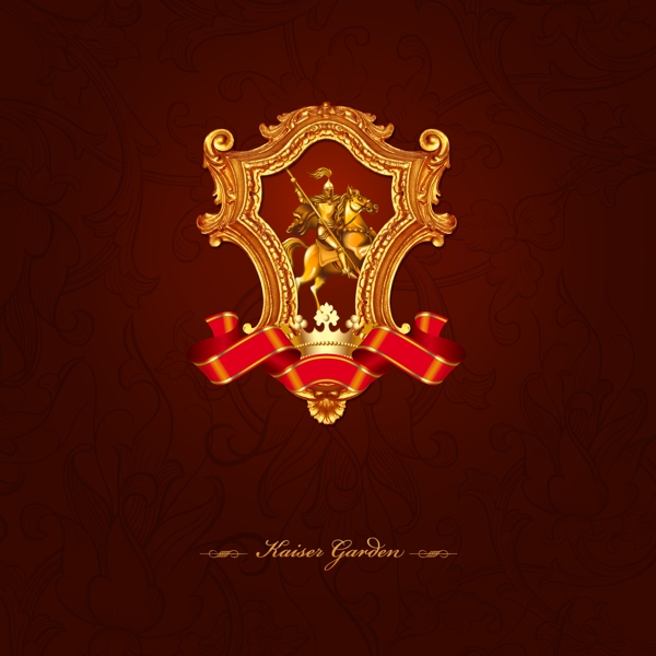 古典徽章绸带logo图片