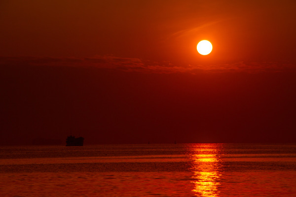 夕阳图片