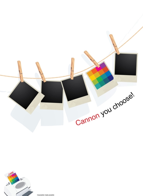Canon海报设计图片