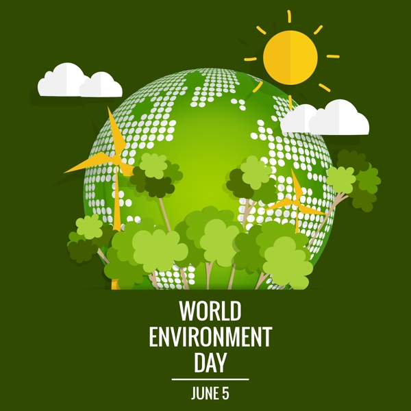 绿色能源世界环境日插图