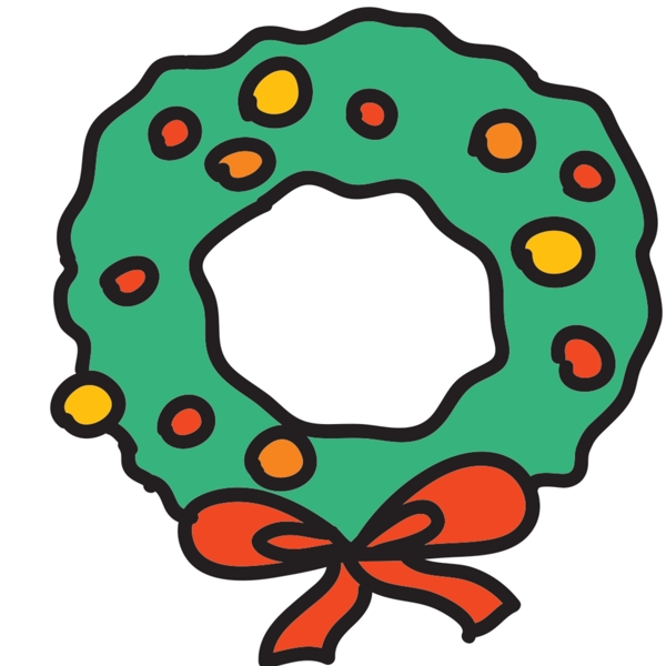 圣诞节装饰元素icon图标