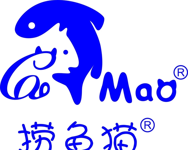 捞鱼猫logo