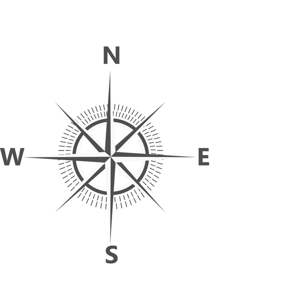 中世纪指南针地图背景