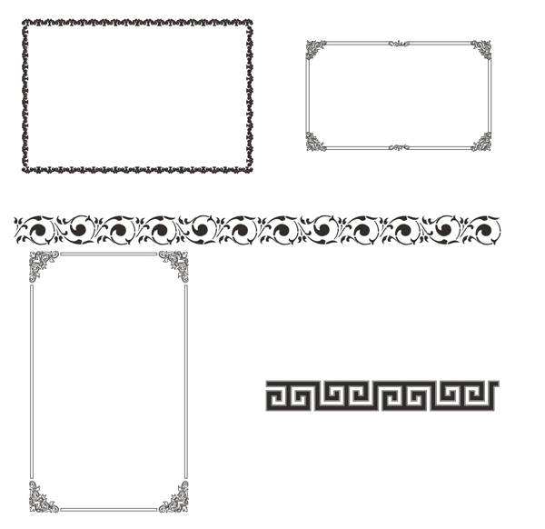 边框花纹底纹欧式图片