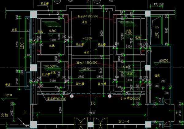 tcl工业研究院北入口剖面及节点放大图图片