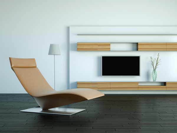 木质躺椅客厅设计图片