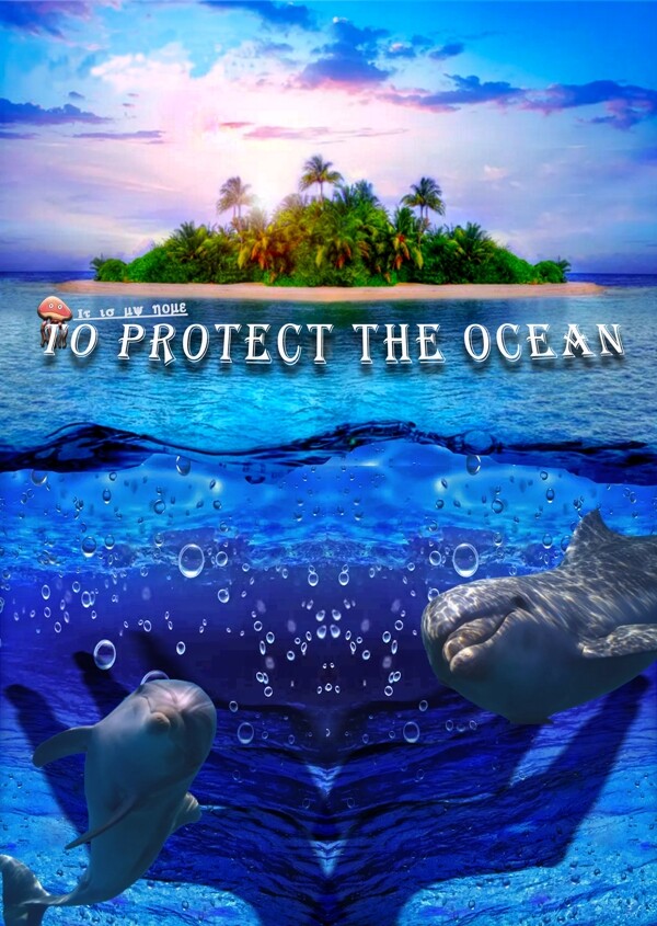 保护海洋主题宣传海报