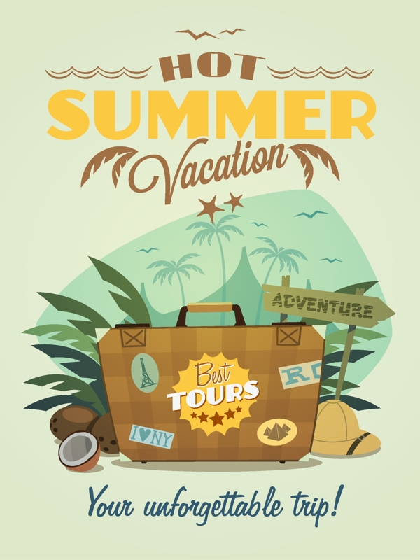 旅游度假海报