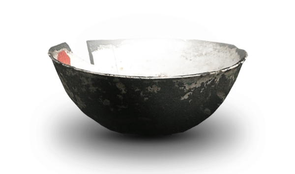 一个破陶碗古董器具