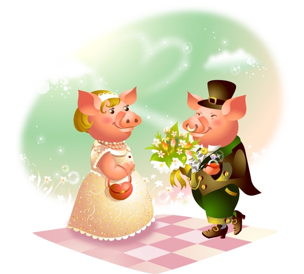 小豬結婚