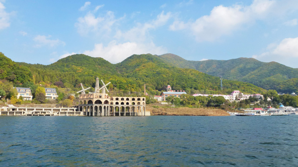 松花湖风景图片
