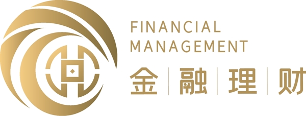 金色大气简约金融logo