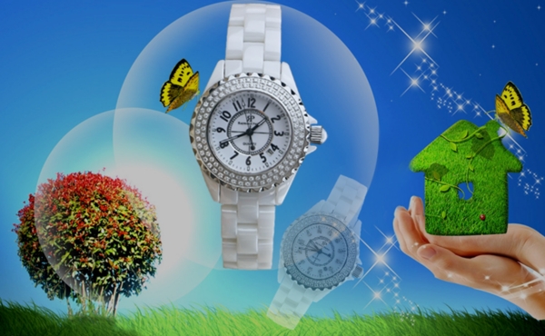 手表海报手表广告陶瓷手表手表素材