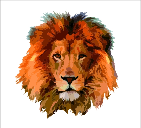 狮子的头像图片