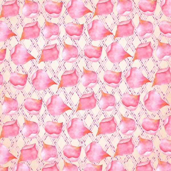 一片片花瓣粉色情人节背景