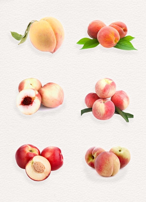 新鲜桃子图片免抠pn品实物