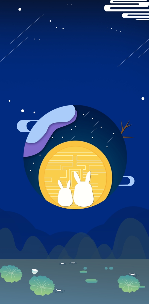 原创创意中国风卡通可爱兔子手机壳