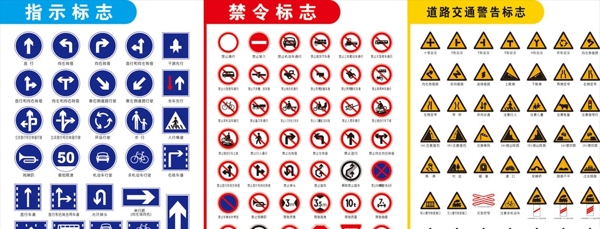交通标志禁止标志