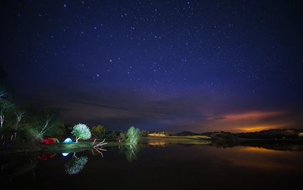 风景夜空图片