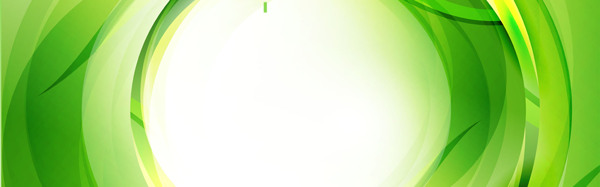 绿色线条光线banner背景