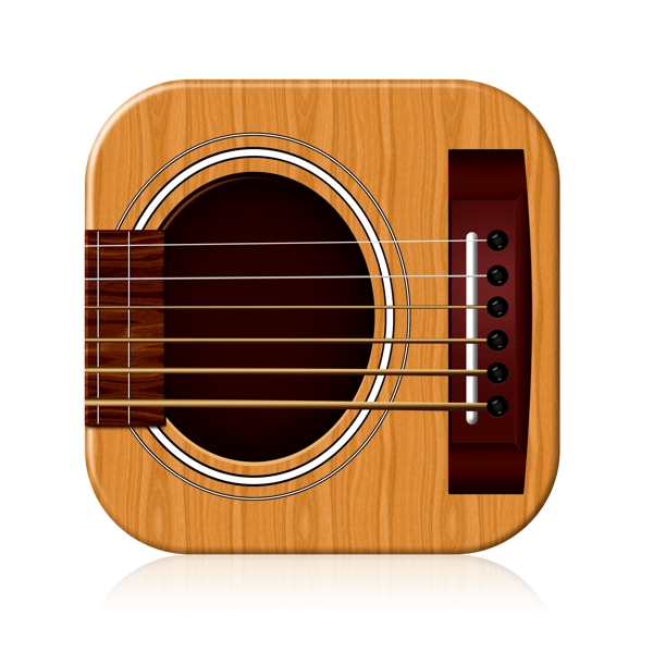 音乐l类APP吉他图标效果素材